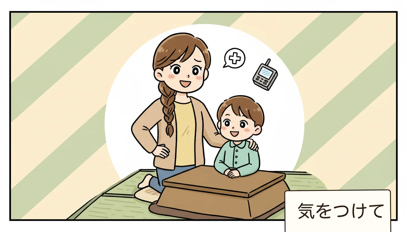 食物アレルギーの子ども、学童に安心して預けられる?の内容を表すコミックエッセイ風イラスト