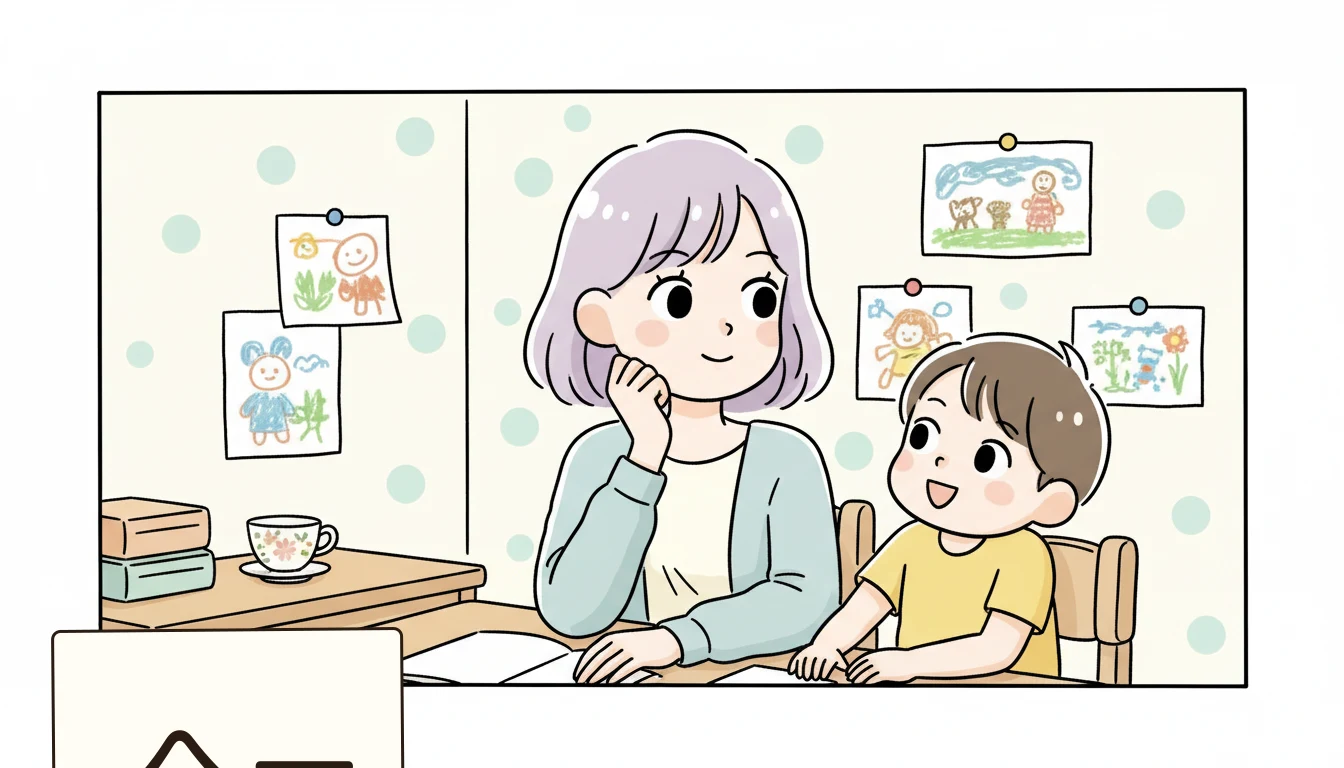 地域別の定員状況の内容を表すコミックエッセイ風イラスト