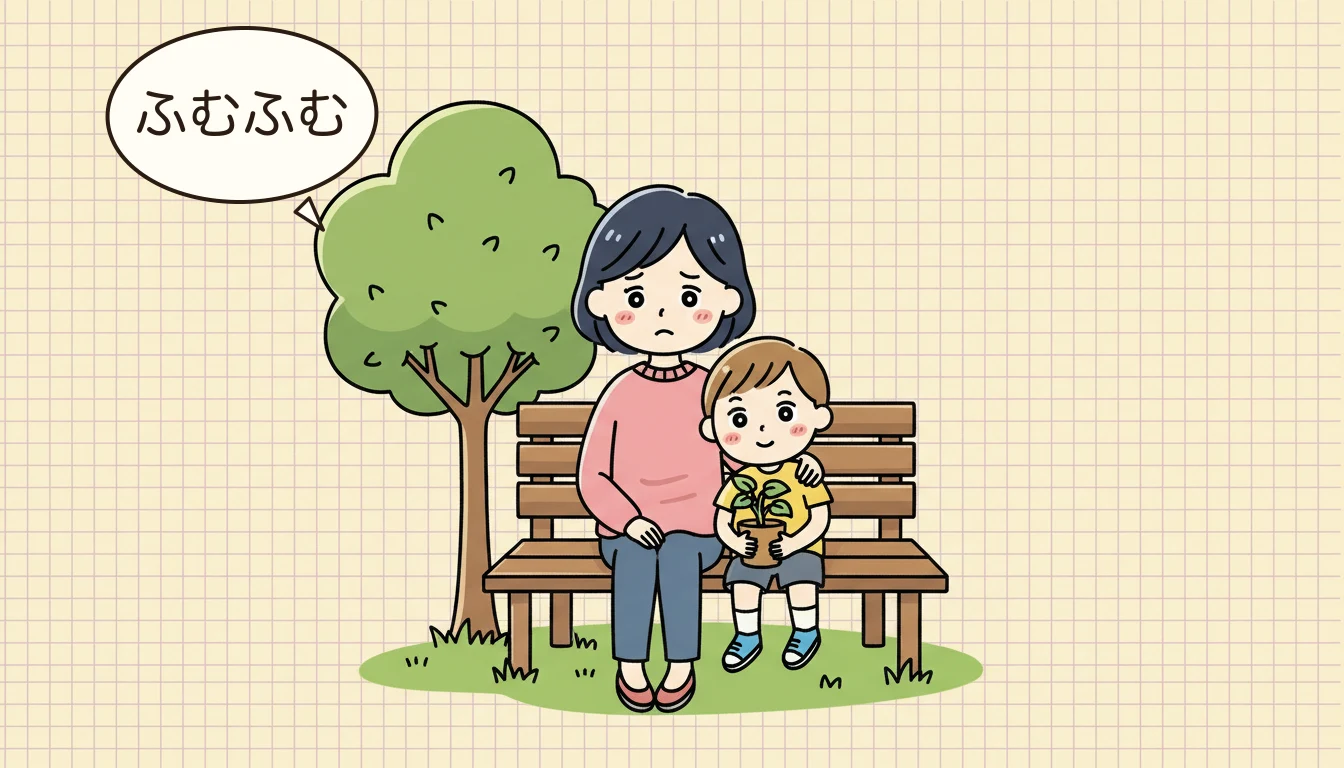 なぜ「おおむね40人以下」なのかの内容を表すコミックエッセイ風イラスト