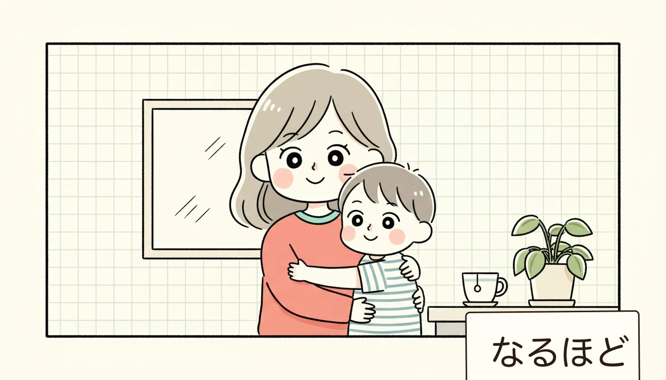 大規模クラブの実態の内容を表すコミックエッセイ風イラスト