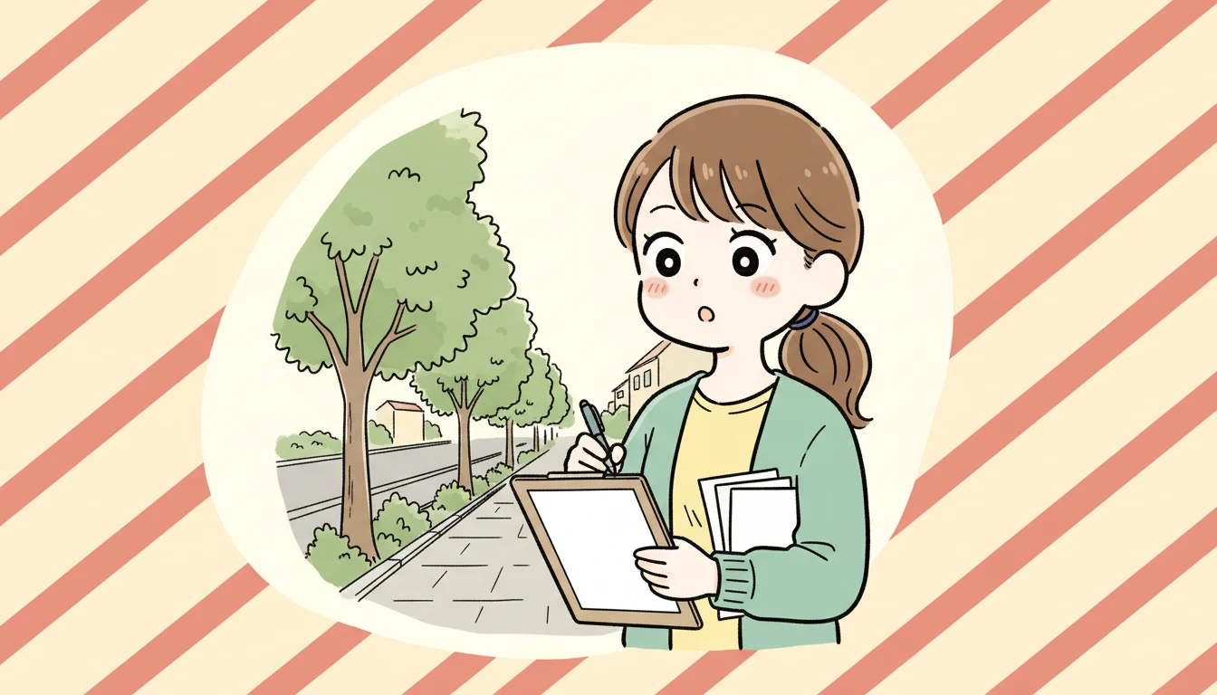 見学時に指導員の質を見るポイントの内容を表すコミックエッセイ風イラスト