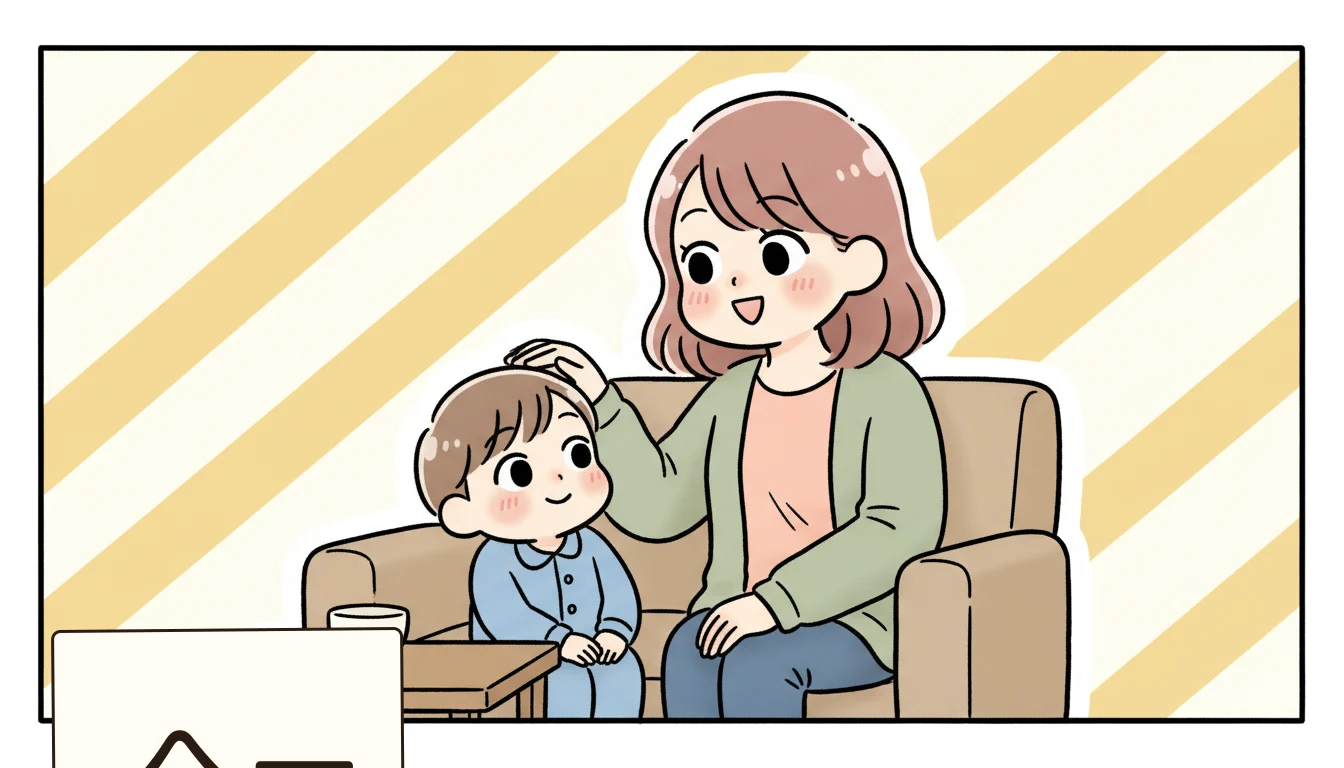 よくある質問の内容を表すコミックエッセイ風イラスト