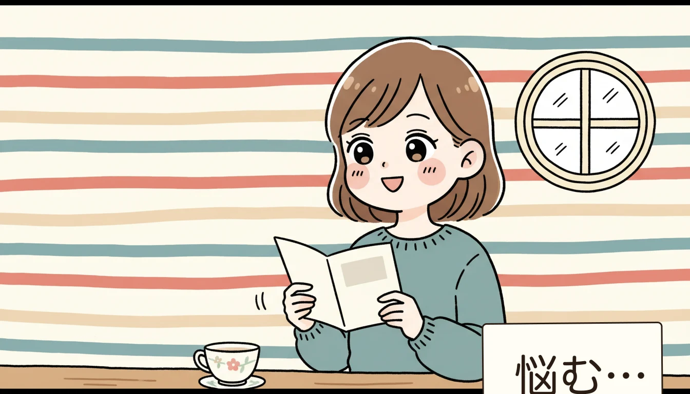 公立学童と民間学童の申し込み時期を比較の内容を表すコミックエッセイ風イラスト