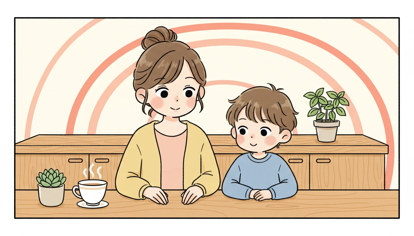 就労証明書の書き方と注意点の内容を表すコミックエッセイ風イラスト