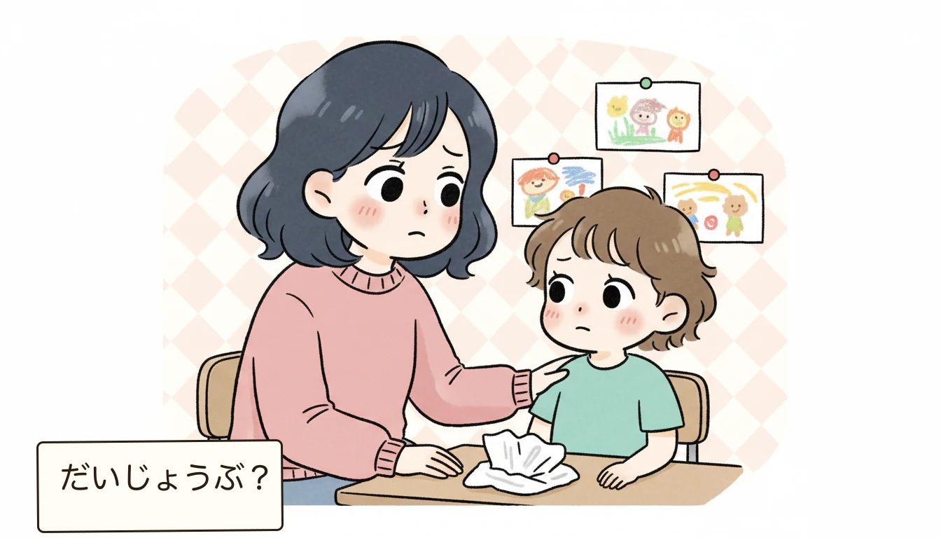 「申し込みに間に合わない」場合の対処法の内容を表すコミックエッセイ風イラスト