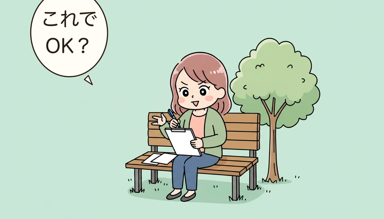 公立学童の申込スケジュールの内容を表すコミックエッセイ風イラスト