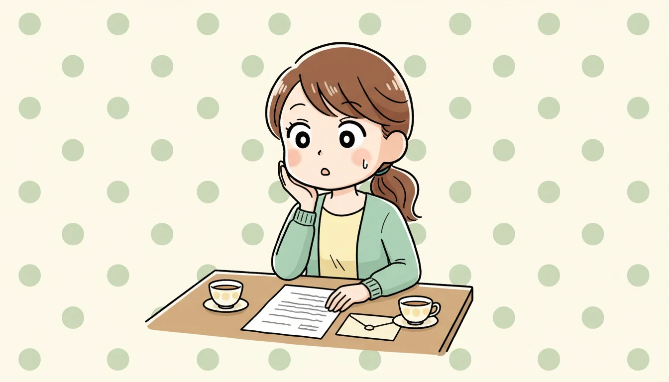 落ちた場合の対処法の内容を表すコミックエッセイ風イラスト
