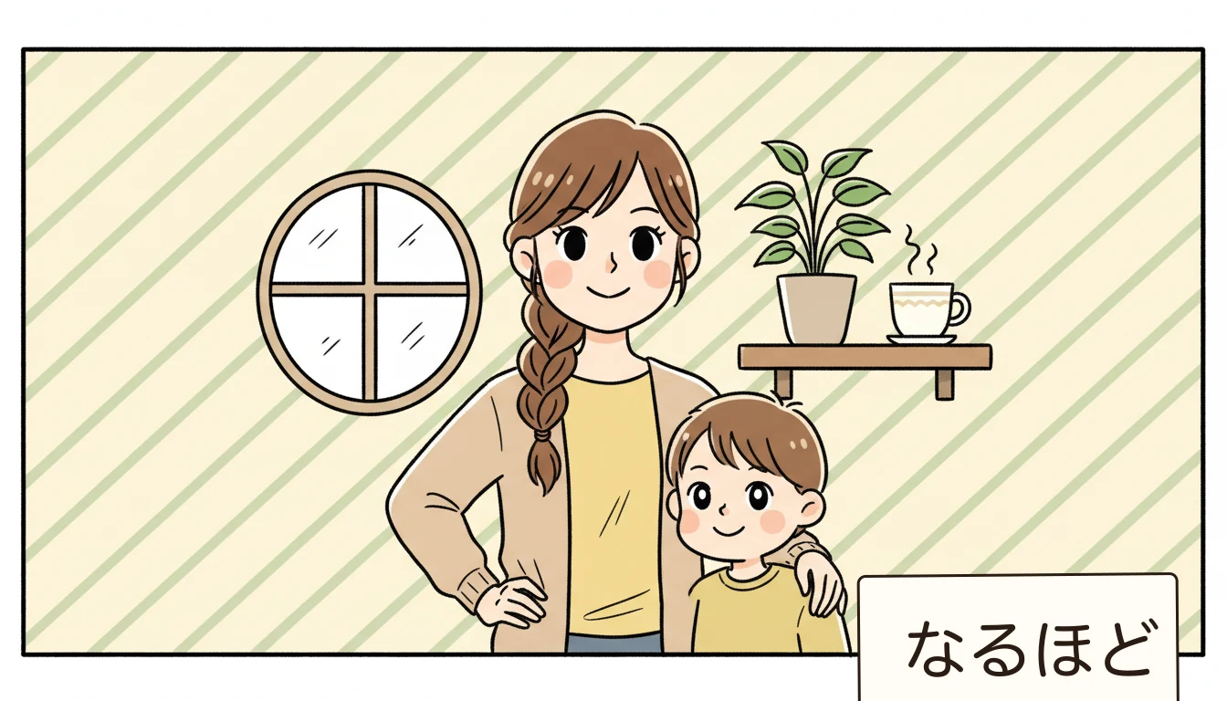 【10月】やること1:学童の種類を理解するの内容を表すコミックエッセイ風イラスト