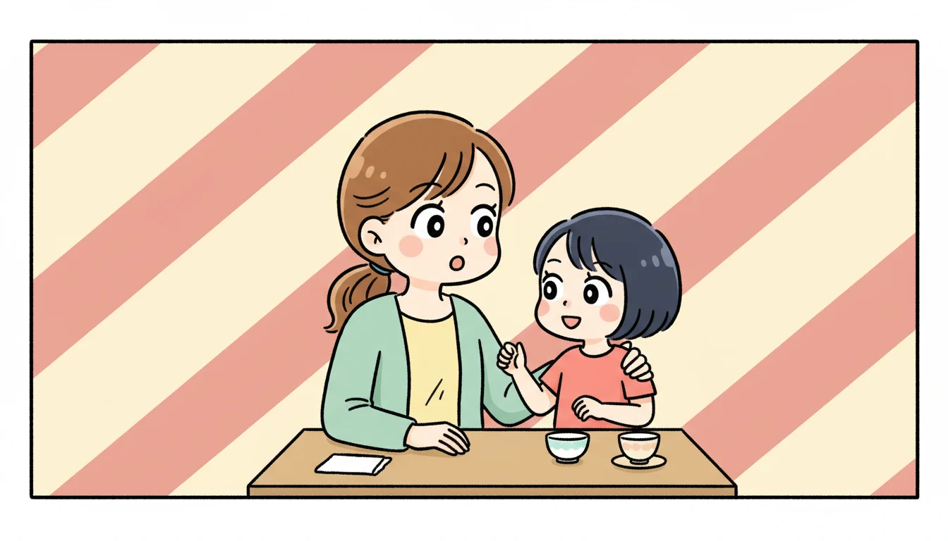 ケース5:施設トラブルによる退会の内容を表すコミックエッセイ風イラスト