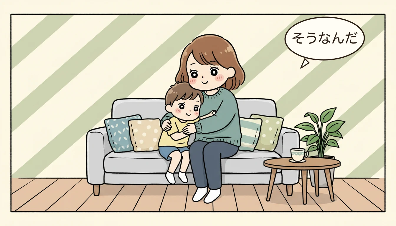 関連ガイドの内容を表すコミックエッセイ風イラスト