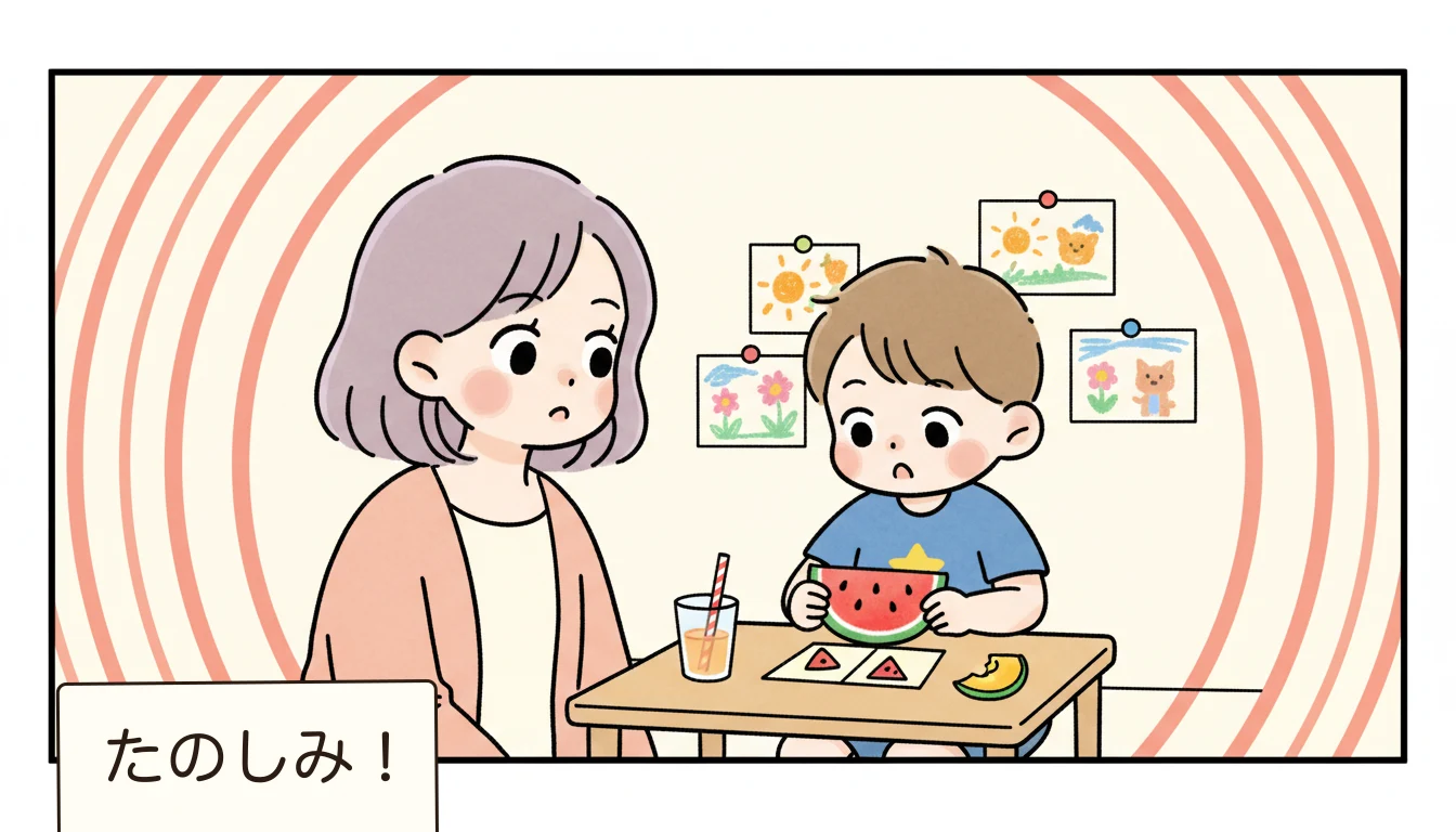 夏休みの学童で保護者が準備すべきことは?の内容を表すコミックエッセイ風イラスト