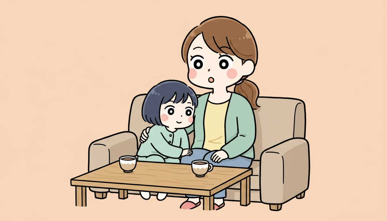 まとめ:夏休みは「組み合わせ」で乗り切るの内容を表すコミックエッセイ風イラスト