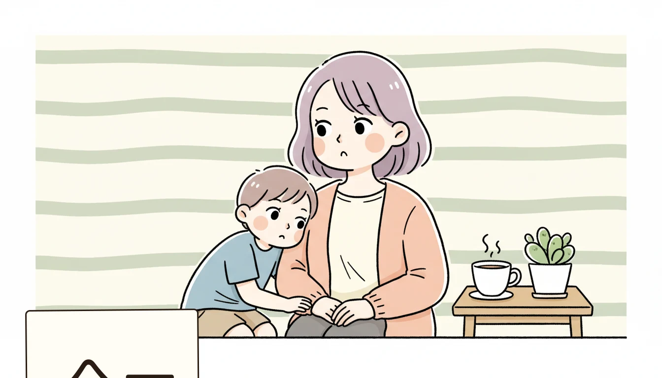 引越しが決まったら学童はどうする?の内容を表すコミックエッセイ風イラスト