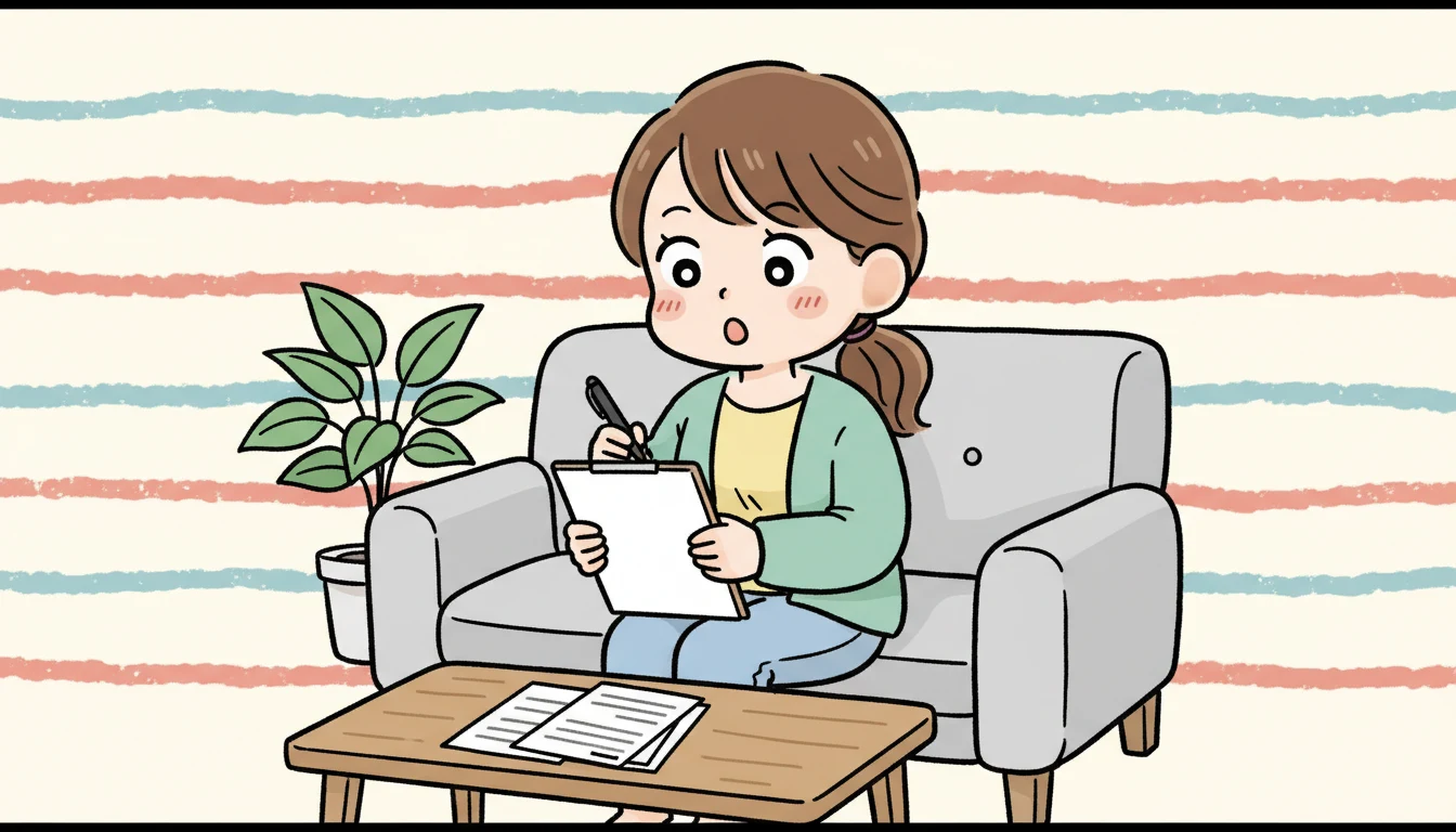 今の学童を退所する手続きは?の内容を表すコミックエッセイ風イラスト