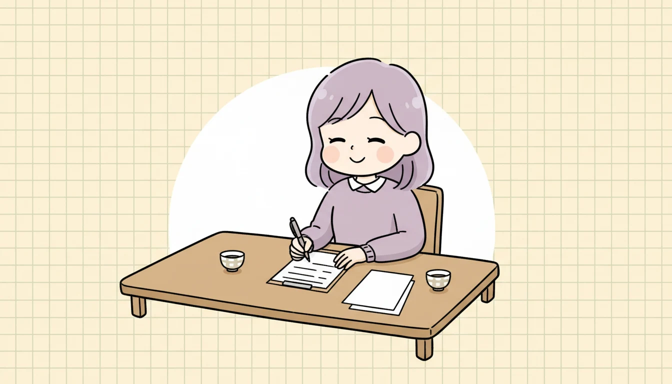 途中入所が難しい場合の対策は?の内容を表すコミックエッセイ風イラスト
