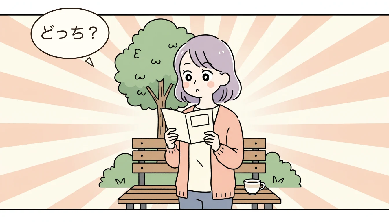 通常期と長期休暇、送迎の違いを整理の内容を表すコミックエッセイ風イラスト