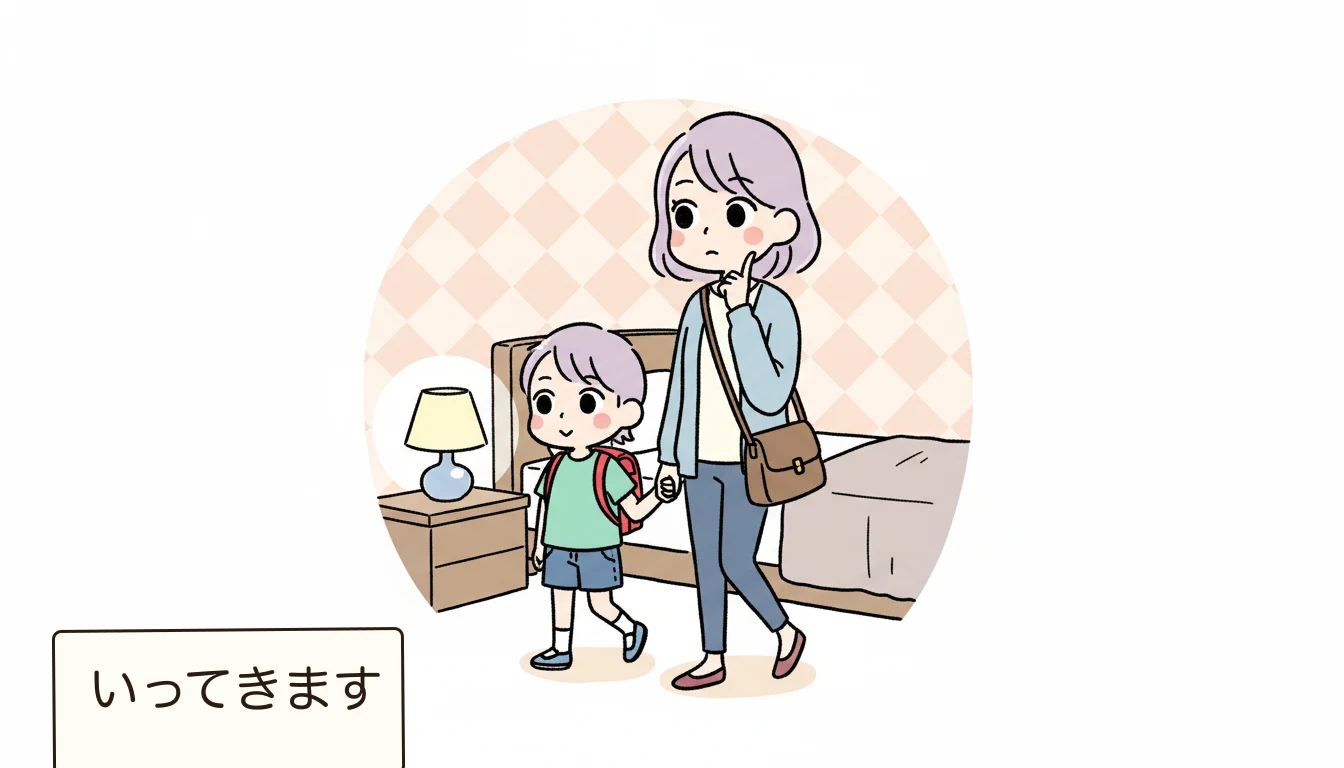 みんなどうしてる？先輩保護者の送迎パターン5選の内容を表すコミックエッセイ風イラスト