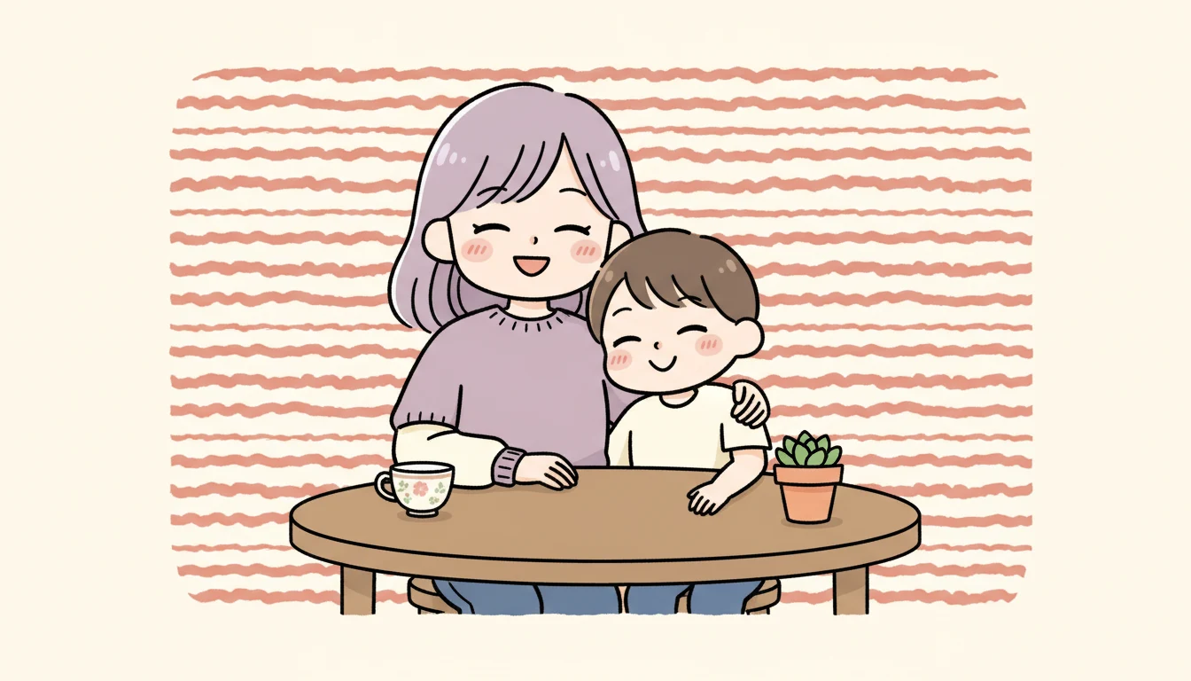 よくある質問の内容を表すコミックエッセイ風イラスト