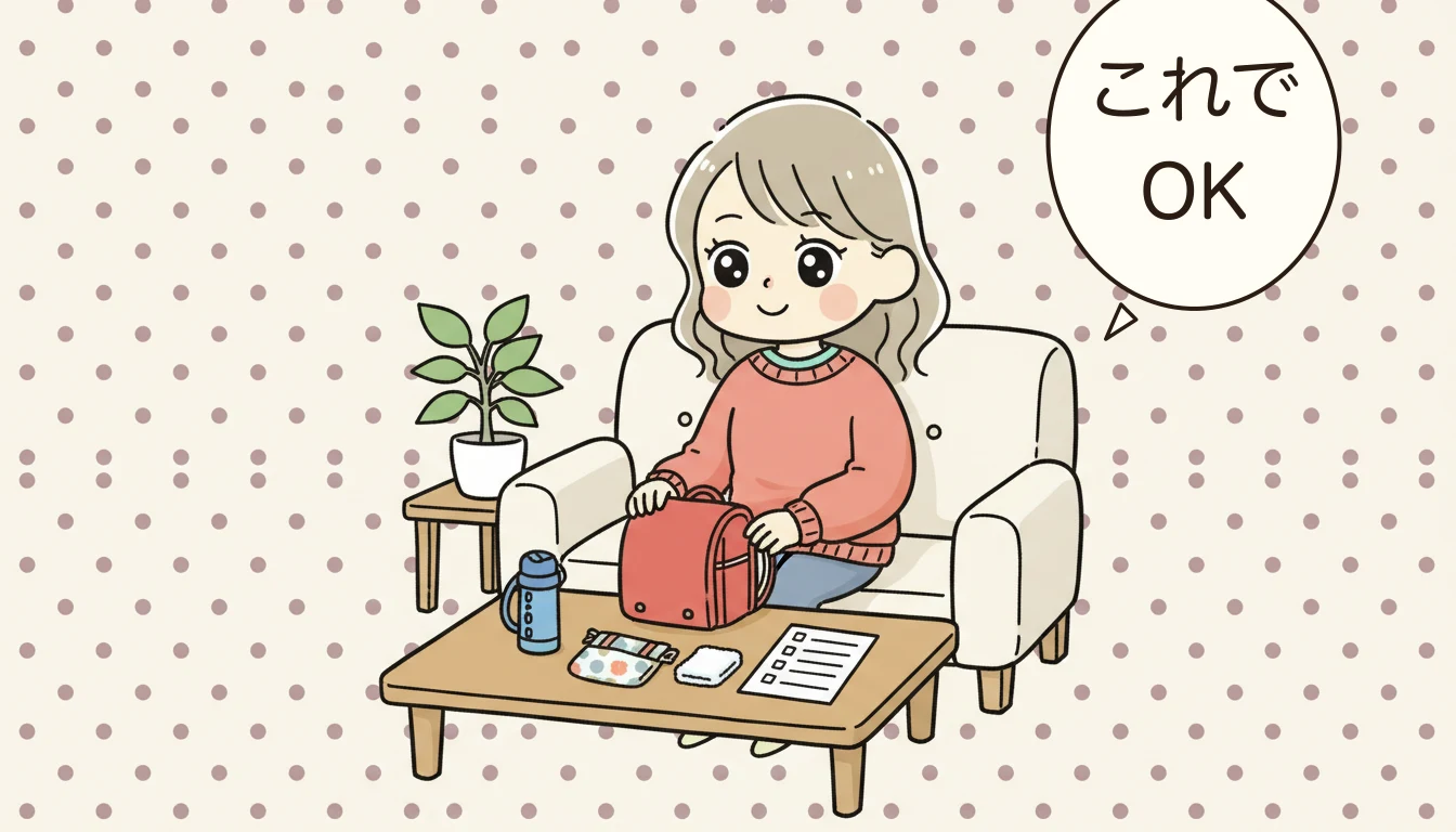 鍵っ子デビューの準備は何をすればいい？の内容を表すコミックエッセイ風イラスト