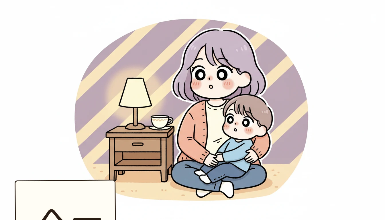【事例3】鍵っ子デビューしたCさん家の内容を表すコミックエッセイ風イラスト