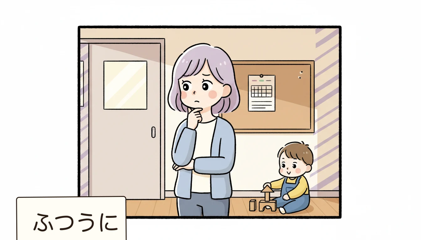 なぜ公立から民間学童に転園するの?の内容を表すコミックエッセイ風イラスト