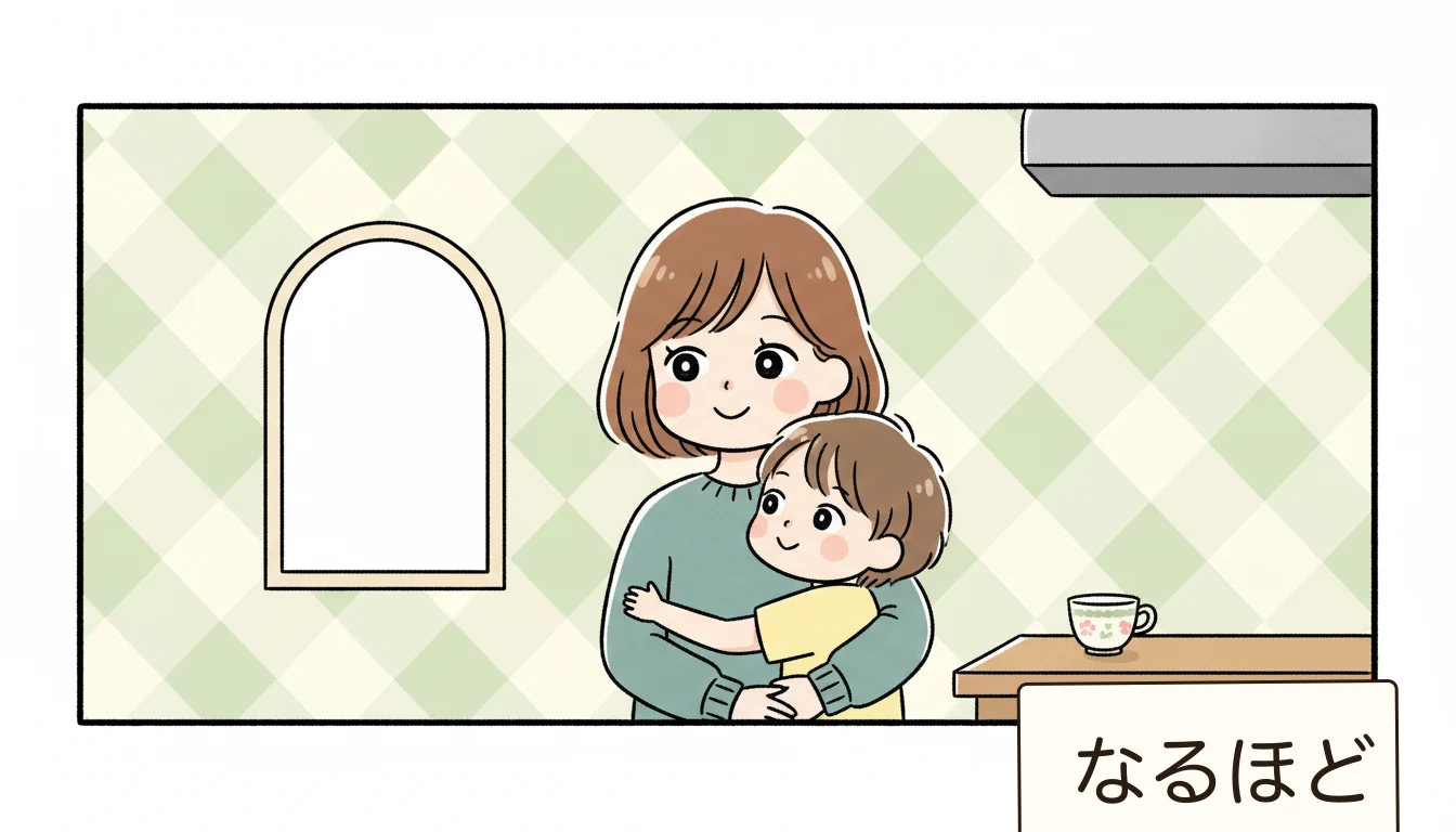 第2章——続けるためにしている工夫の内容を表すコミックエッセイ風イラスト