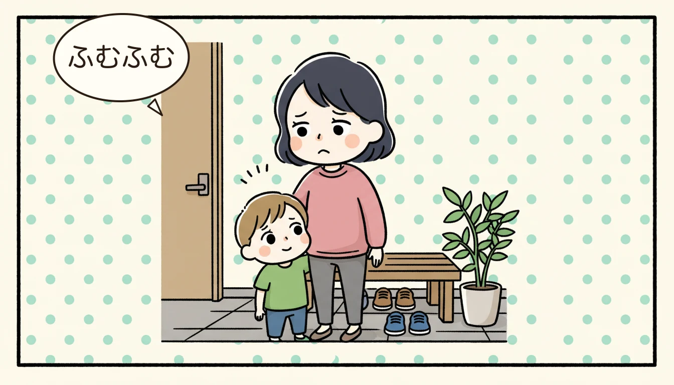 よくある質問の内容を表すコミックエッセイ風イラスト
