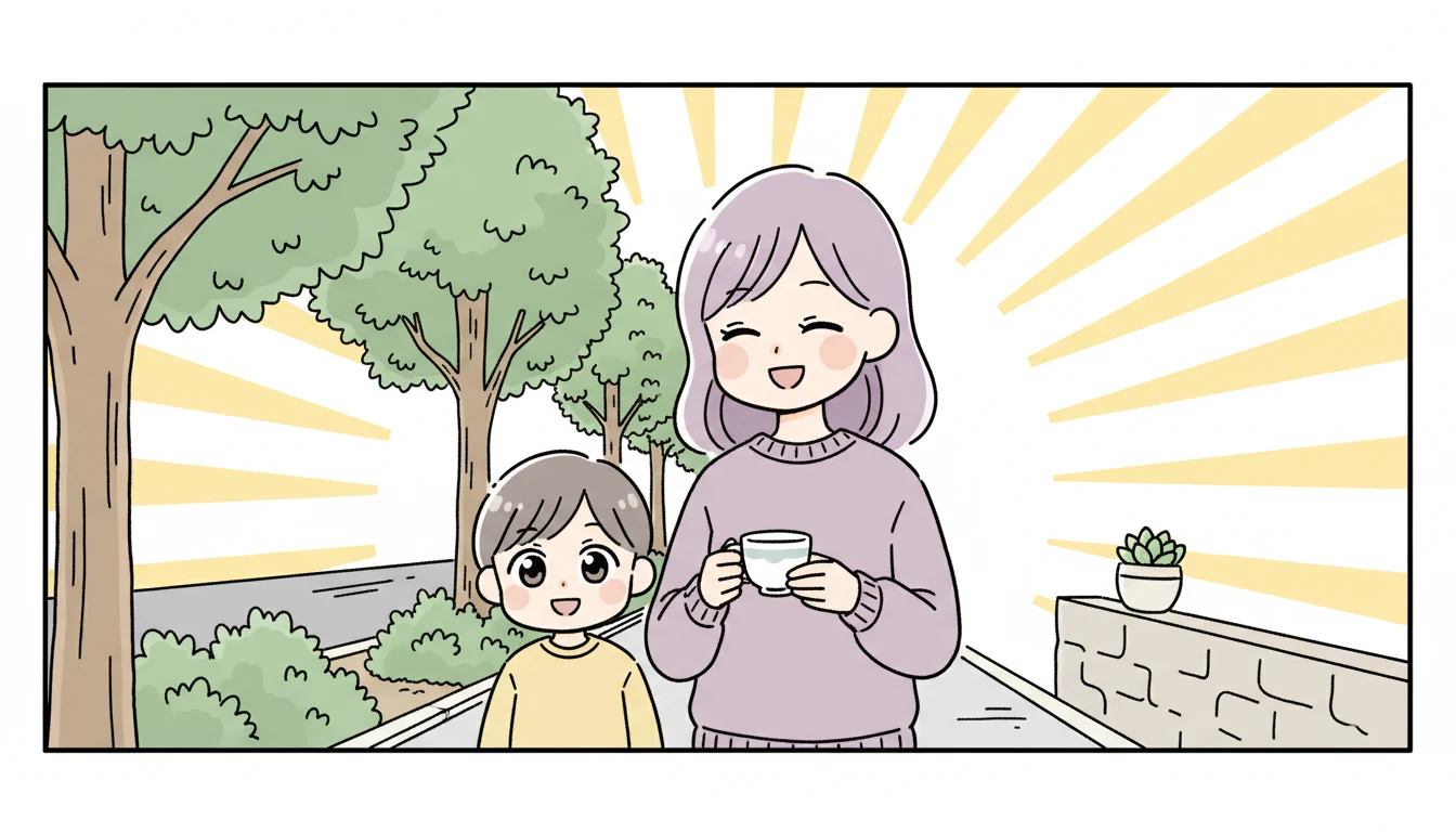 座談会メンバー紹介の内容を表すコミックエッセイ風イラスト