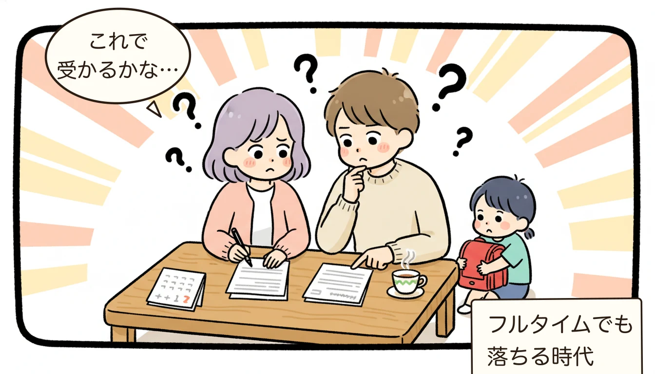 【保護者の声】学童に落ちた・受かった3家庭から学ぶ入所申込の現実