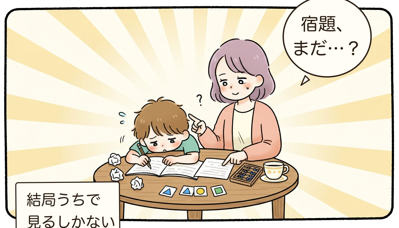 学童で宿題が進まない・英語が伸びない・塾と両立できない3家庭の選択